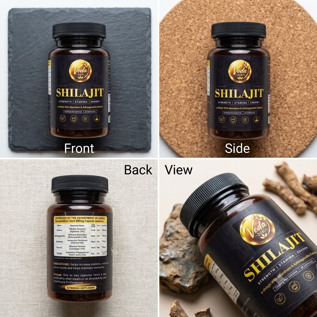 Veda24k Shilajit Capsule(60 pcs)