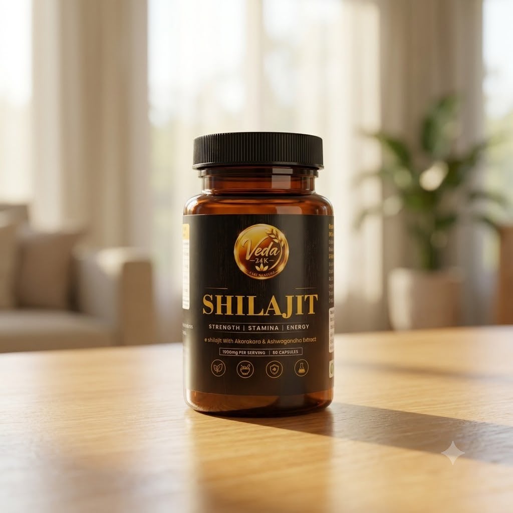 Veda24k Shilajit Capsule(60 pcs)